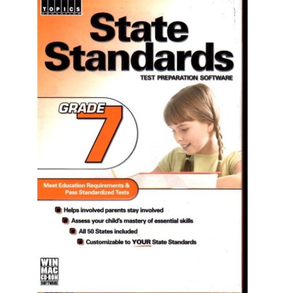 State Standards: Grade 7 CD for Win/Mac - NEW in BOX